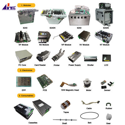 GRG بانکداری H68 H22 9250 9250N 8240 2840N قطعات معدنی دستگاه های صرافی