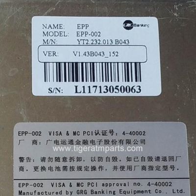 YT2.232.013 GRG بانکداری EPP-002 قطعات جایگزین دستگاه های خودپرداز صفحه کلید