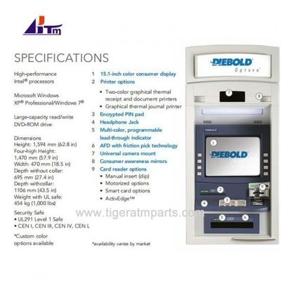 قطعات یدکی کامل ماژول های دستگاه دیبولد Opteva 562 ATM