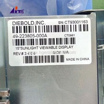 قطعات دستگاه ATM دیبولد ال سی دی 15 اینچ نور خورشید قابل مشاهده نمایش 49223805000A