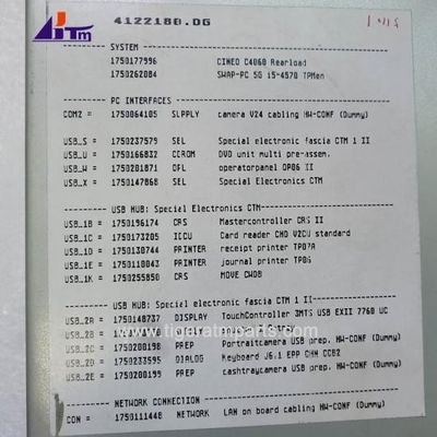 قطعات دستگاه ATM Wincor Nixdorf Cineo C4060 PC هسته SWAP-PC 5G I5-4570 TPMen 1750262090 1750262084