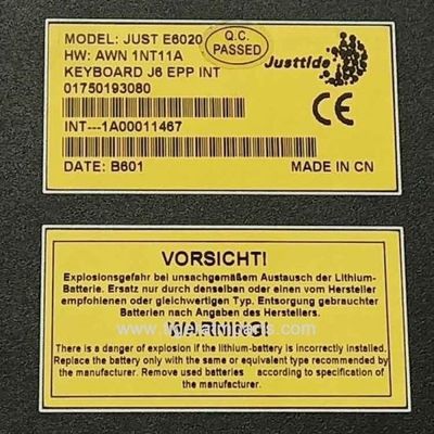 1750193080 Wincor Nixdorf Keyboard J6 EPP INT قطعات ماشین ATM