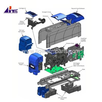 Datacard SD460 ID PVC Card Printer With Laminator Replacement Parts